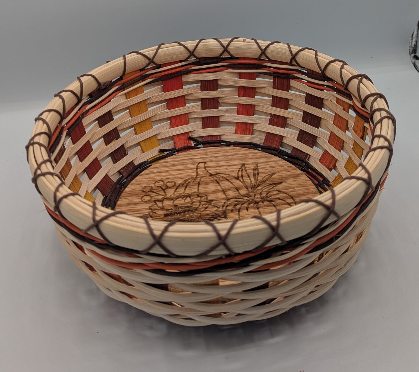 Fall Pumpkin Bowl Basket