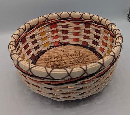 Fall Pumpkin Bowl Basket